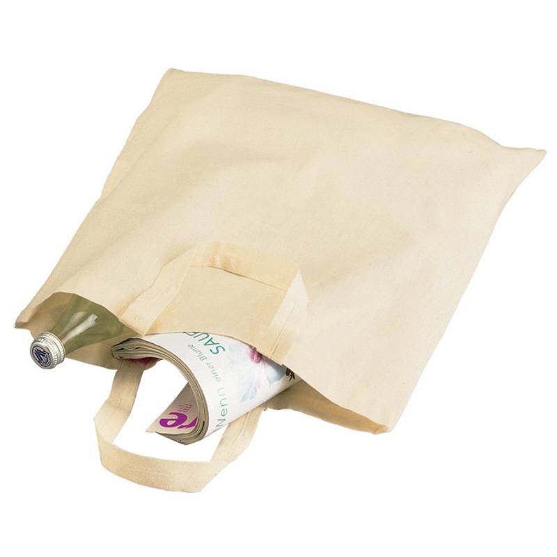 Bavlnená nákupná taška s ušami, prírodná Bavlnená nákupná taška s ušami, prírodná